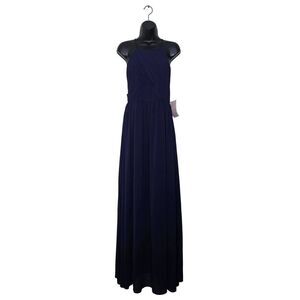 blue silk maxi dress Haley Maxi Dress Mid | Blue | Womens